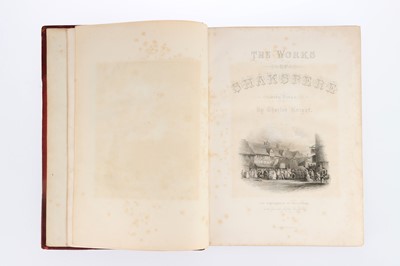Lot 823 - THE WORKS OF SHAKSPERE (Shakespeare). Imperial Edition Edited by Charles Knight