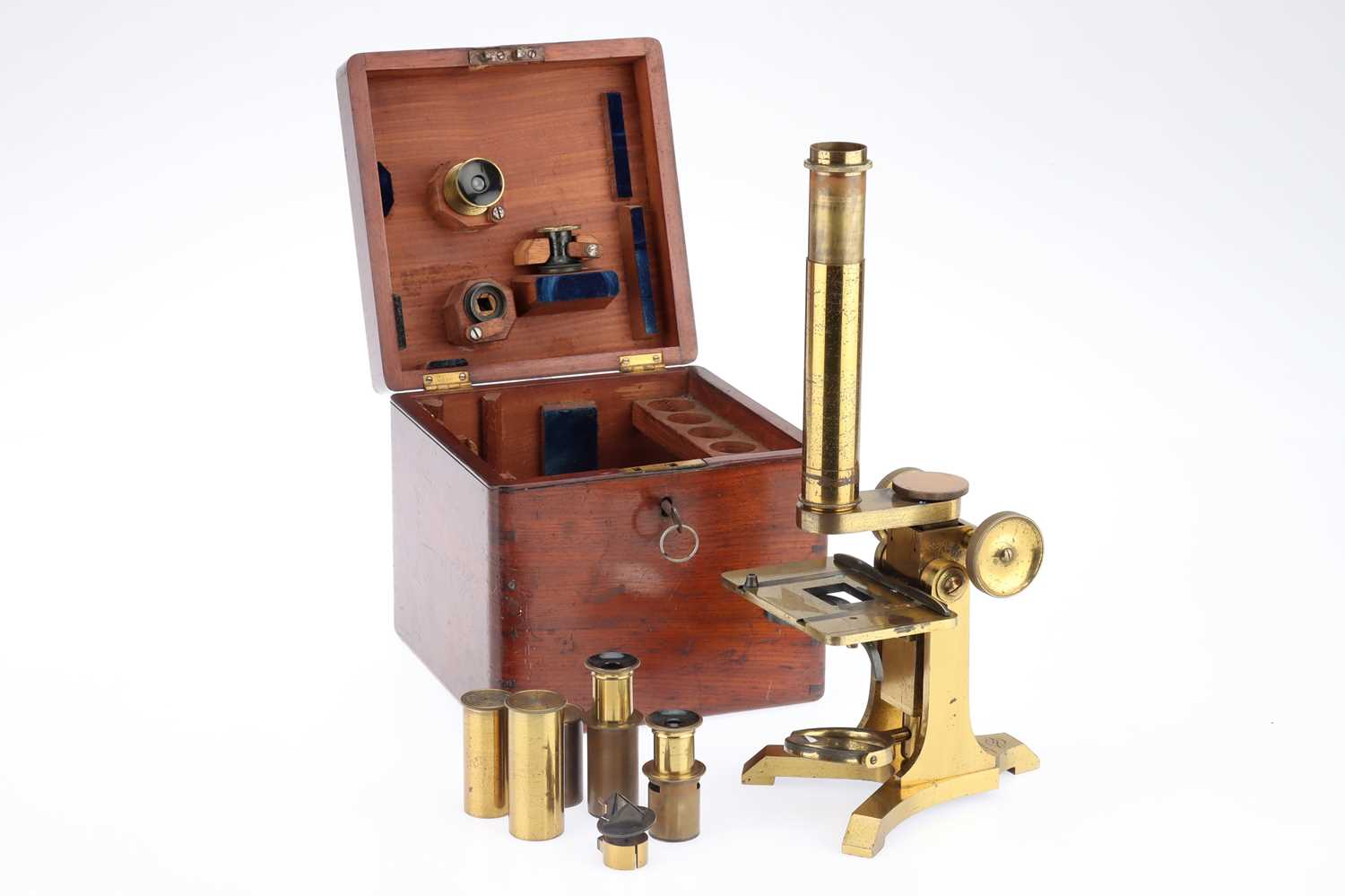 Lot 858 - A Victorian Society of the Arts Microscope By Pillischer