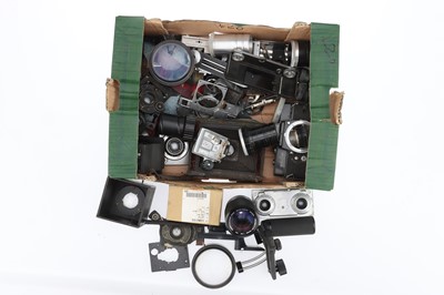 Lot 450 - A Box of Camera Parts