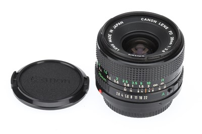 Lot 332 - A Canon FDn f/2.8 28mm SLR Lens