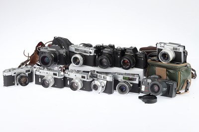 Lot 288 - A Mixed Selection of 35mm Cameras