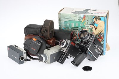 Lot 523 - A Selection of Super 8 Cine Movie Cameras