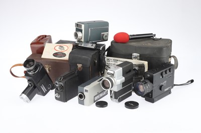 Lot 525 - An Agfa Movexoom 6 Sound and Other Cine Movie Cameras