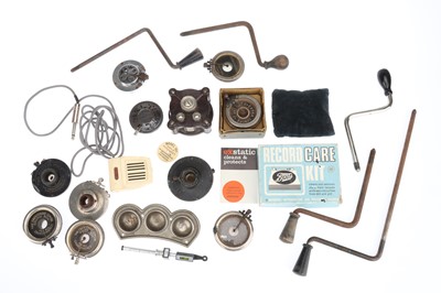 Lot 972 - A Mixed Selection of Gramophone Parts