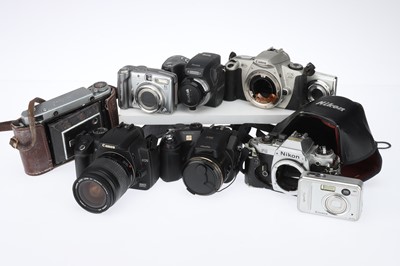 Lot 297 - A Mixed Selection of Various Cameras