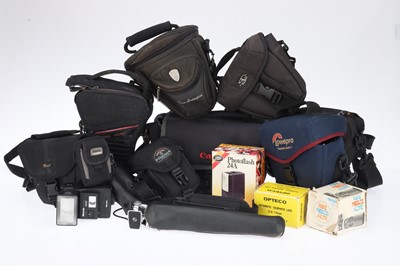 Lot 457 - A Collection of Accessories and Camera Bags