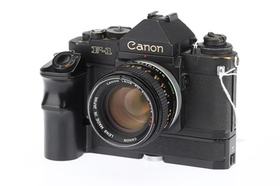 Lot 136 - A Canon F-1 New SLR Camera