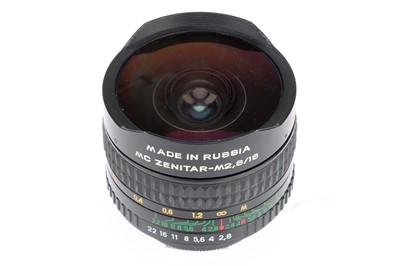 Lot 328 - A Zenit MC Zenitar-M2 f/8 16mm Fish-Eye Lens