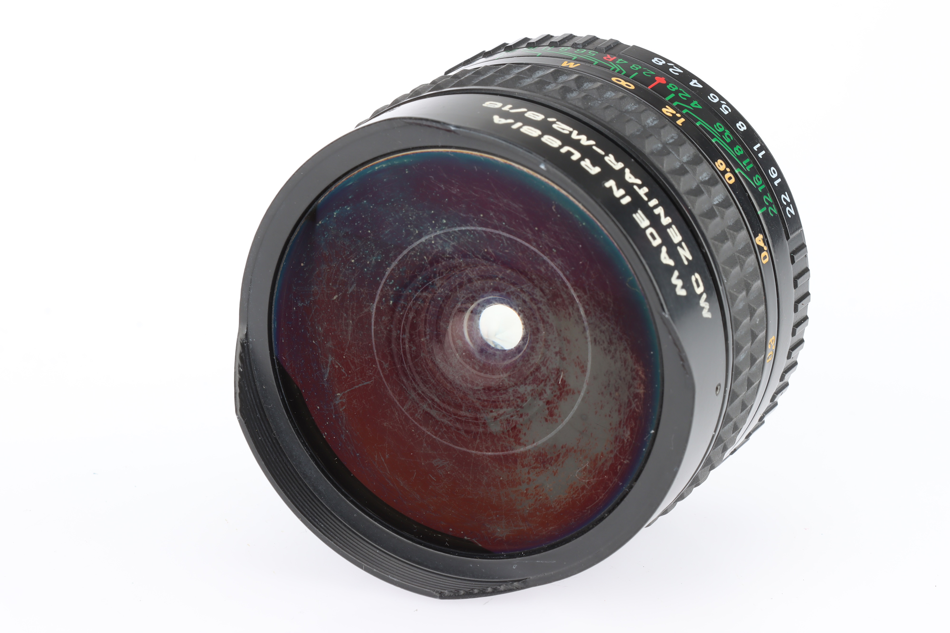 Lot 328 - A Zenit MC Zenitar-M2 f/8 16mm Fish-Eye Lens,