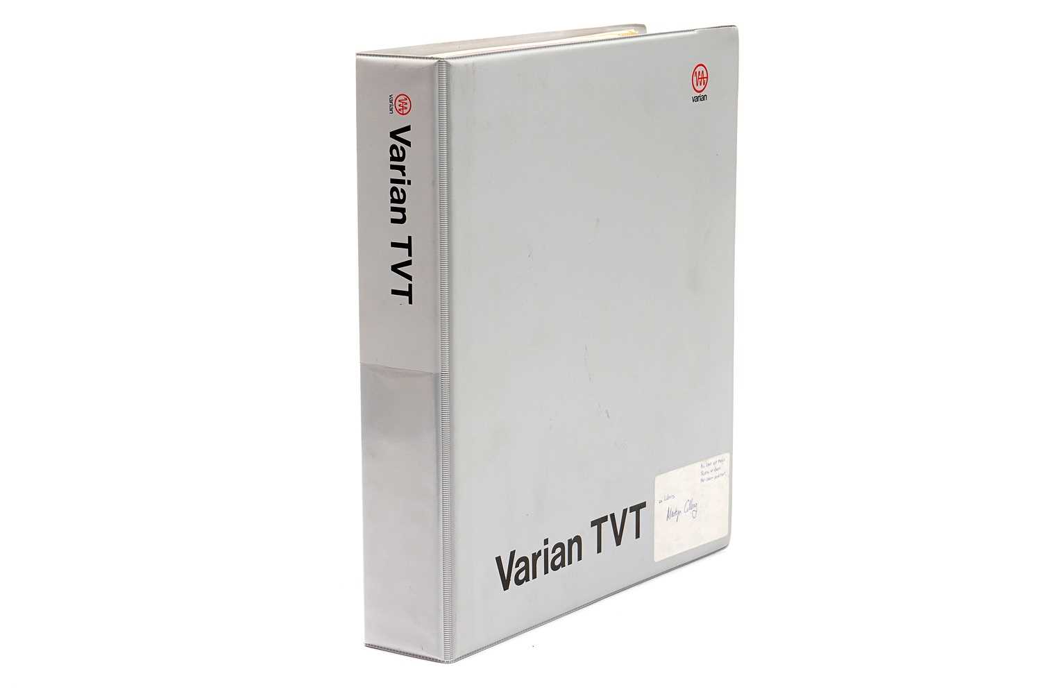 Lot 79 - A Varian TVT Instruction Manual for BBC1 & BBC2