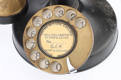 Lot 925 - An Unmarked Candlestick Style Telephone Set