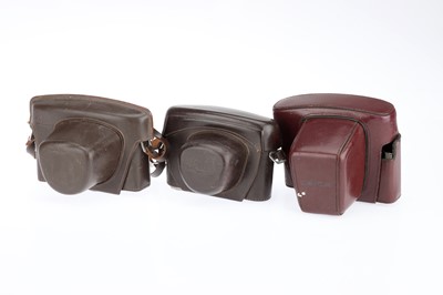 Lot 21 - Three Leica Ever Ready Cases