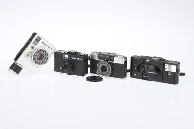 Lot 143 - A Small Selection of Compact 35mm Cameras