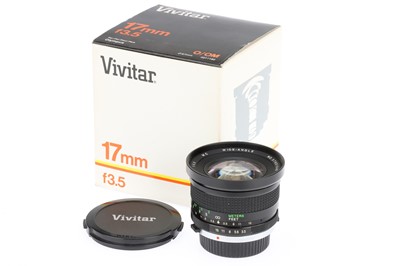 Lot 349 - A Vivitar 17mm f/3.5 Camera Lens