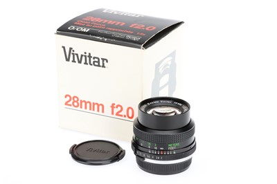 Lot 533 - A Vivitar 28mm f/2.0 Camera Lens