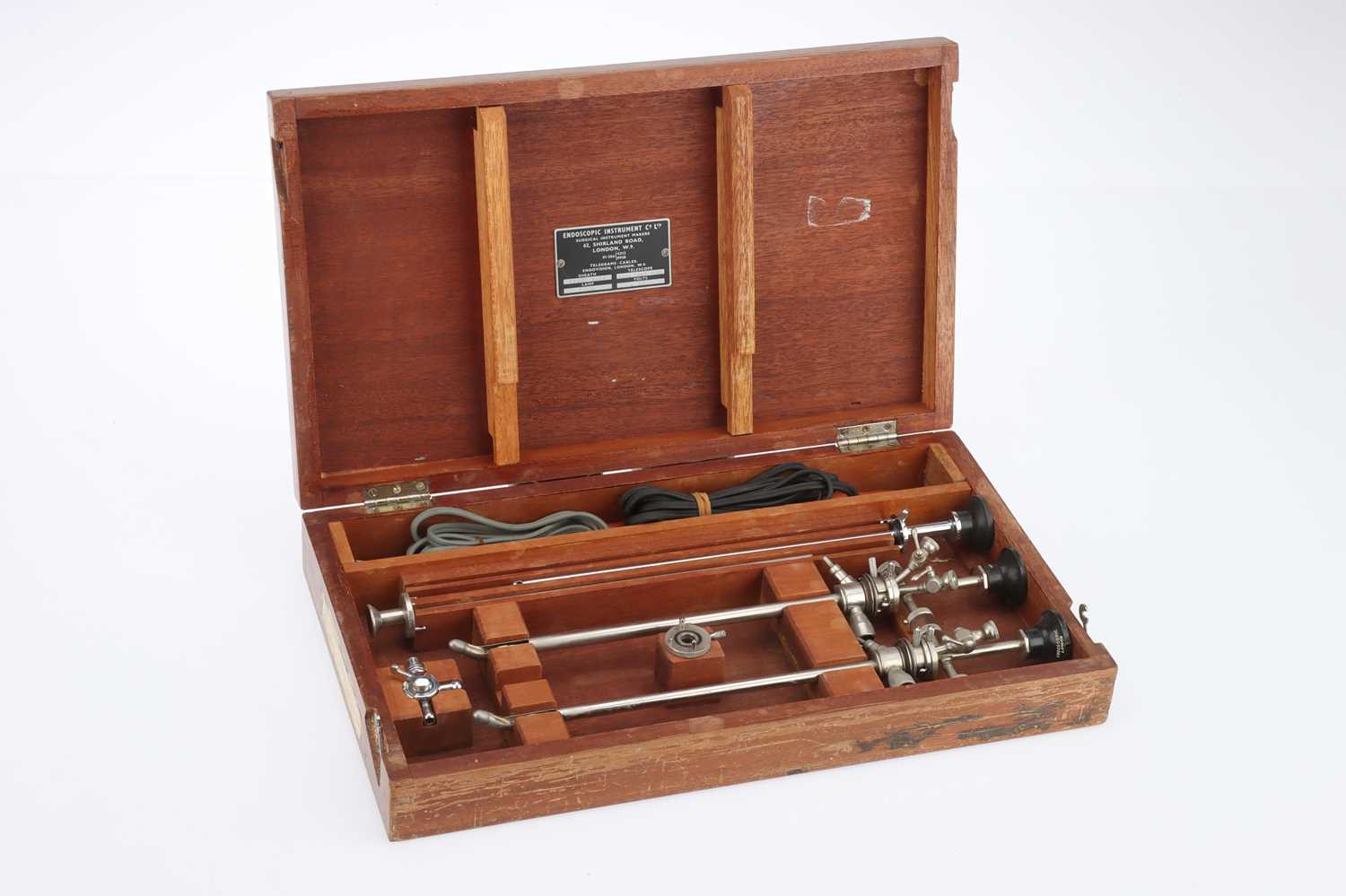 Lot 805 - Cystoscope Set - From the Down Brothers Museum