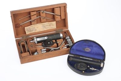 Lot 800 - A May Improved Opthalmoscope Set - From the Down Brothers Museum