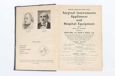 Lot 864 - Down Bros Surgical Instrument Catalogue - From the Down Brothers Museum