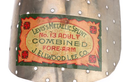 Lot 798 - An Unusual Metal Splint