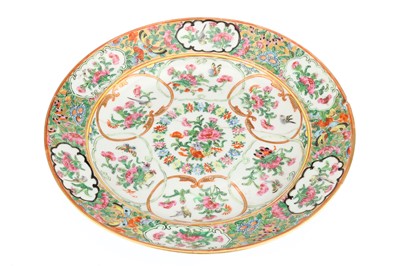 Lot 883 - A Chinese Famille Rose Plate