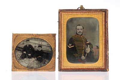 Lot 678 - Two Early Ambrotype Photographs