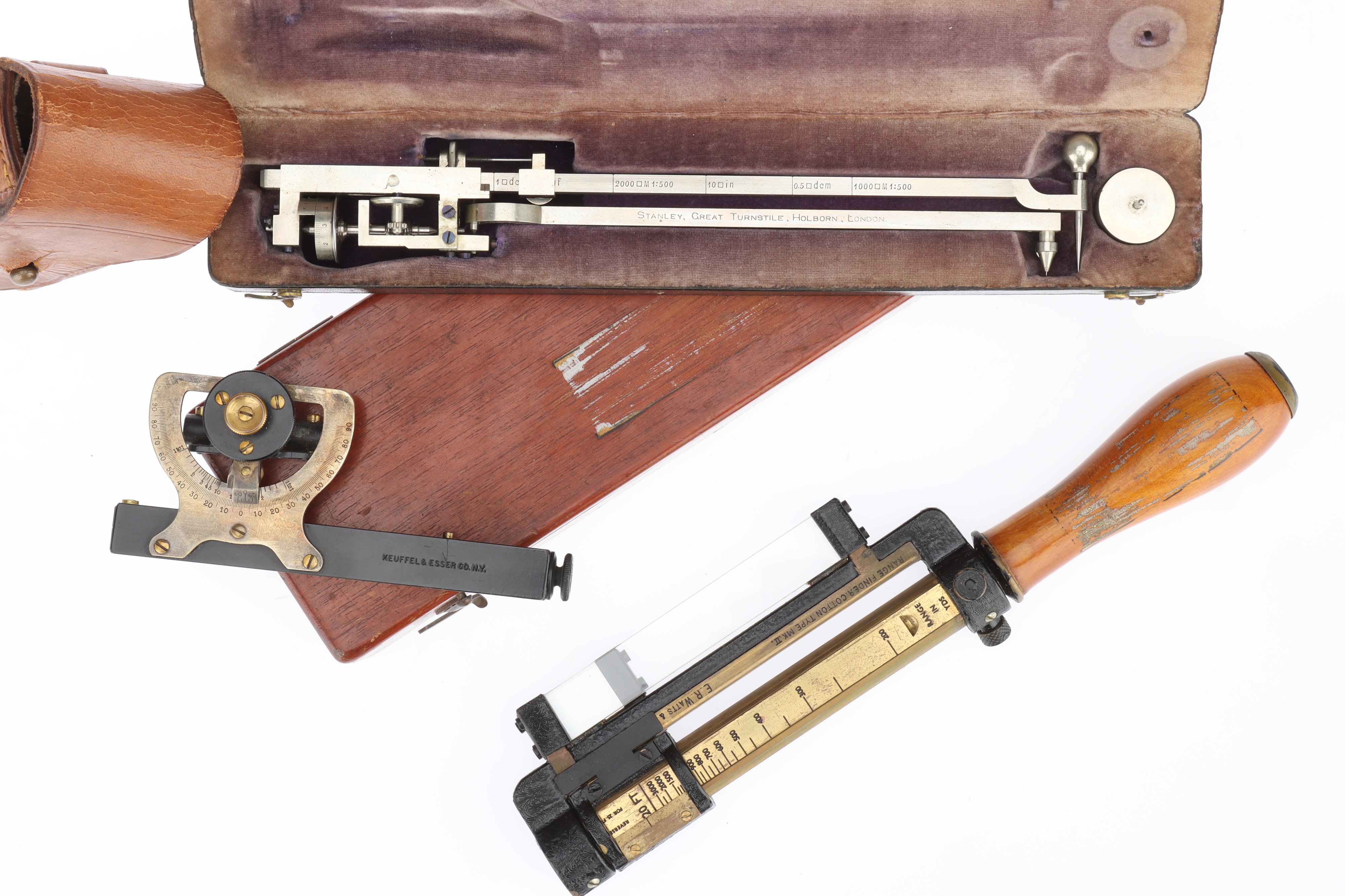 Lot 745 - A Selection of Measuring & Surveying