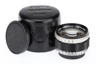 Lot 50 - A Canon f/1.2 50mm Lens