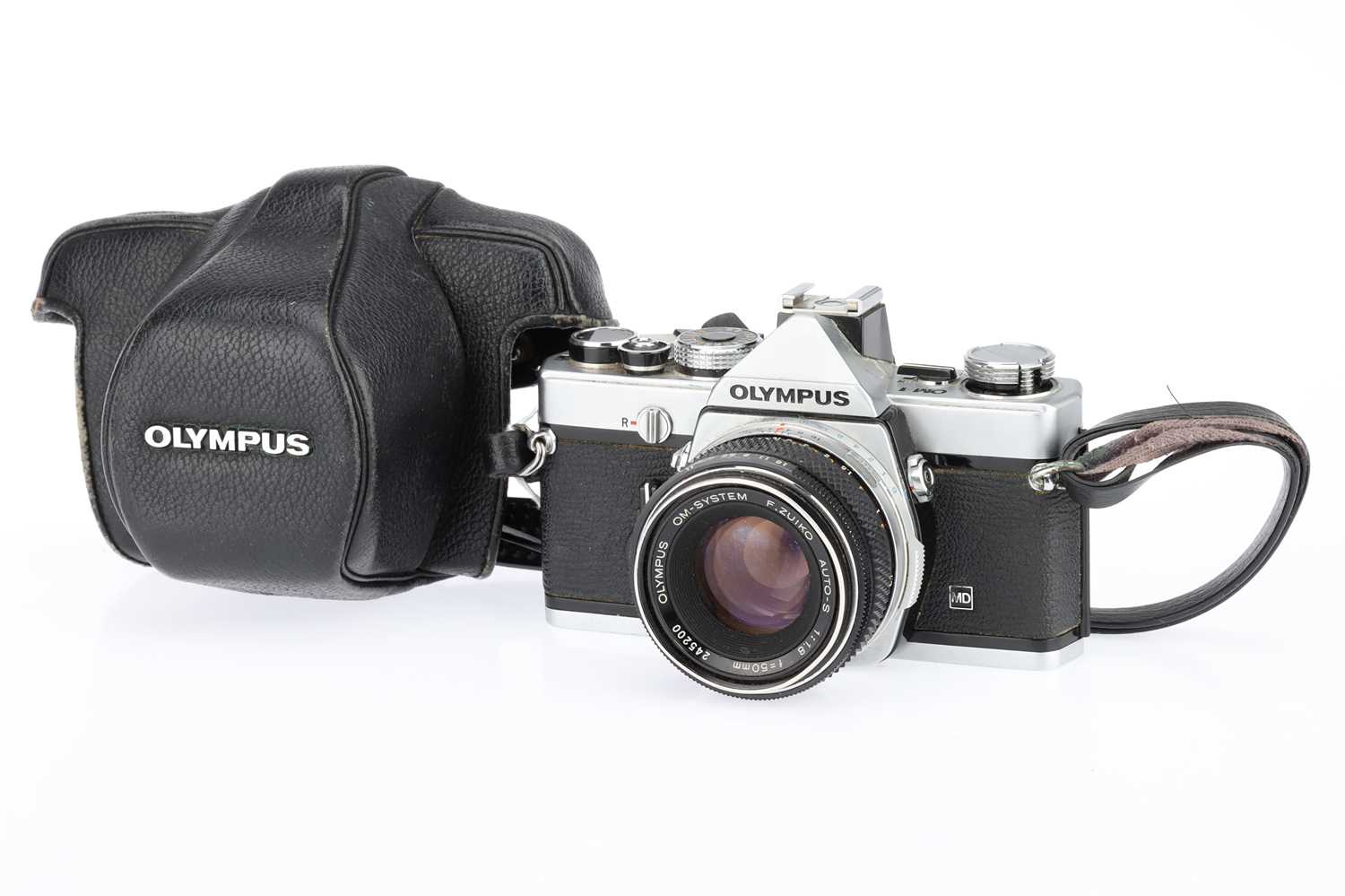 Lot 187 - An Olympus OM-1 MD 35mm SLR Camera