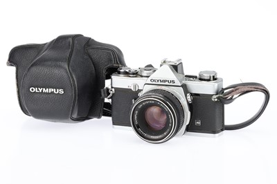 Lot 187 - An Olympus OM-1 MD 35mm SLR Camera