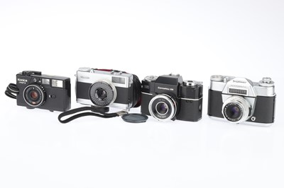 Lot 94 - A Mixed Selection of SLR and Compact Film Cameras
