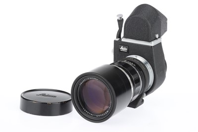 Lot 6 - A Leitz Wetzlar Telyt f/4 200mm Lens with Visoflex III Viewfinder
