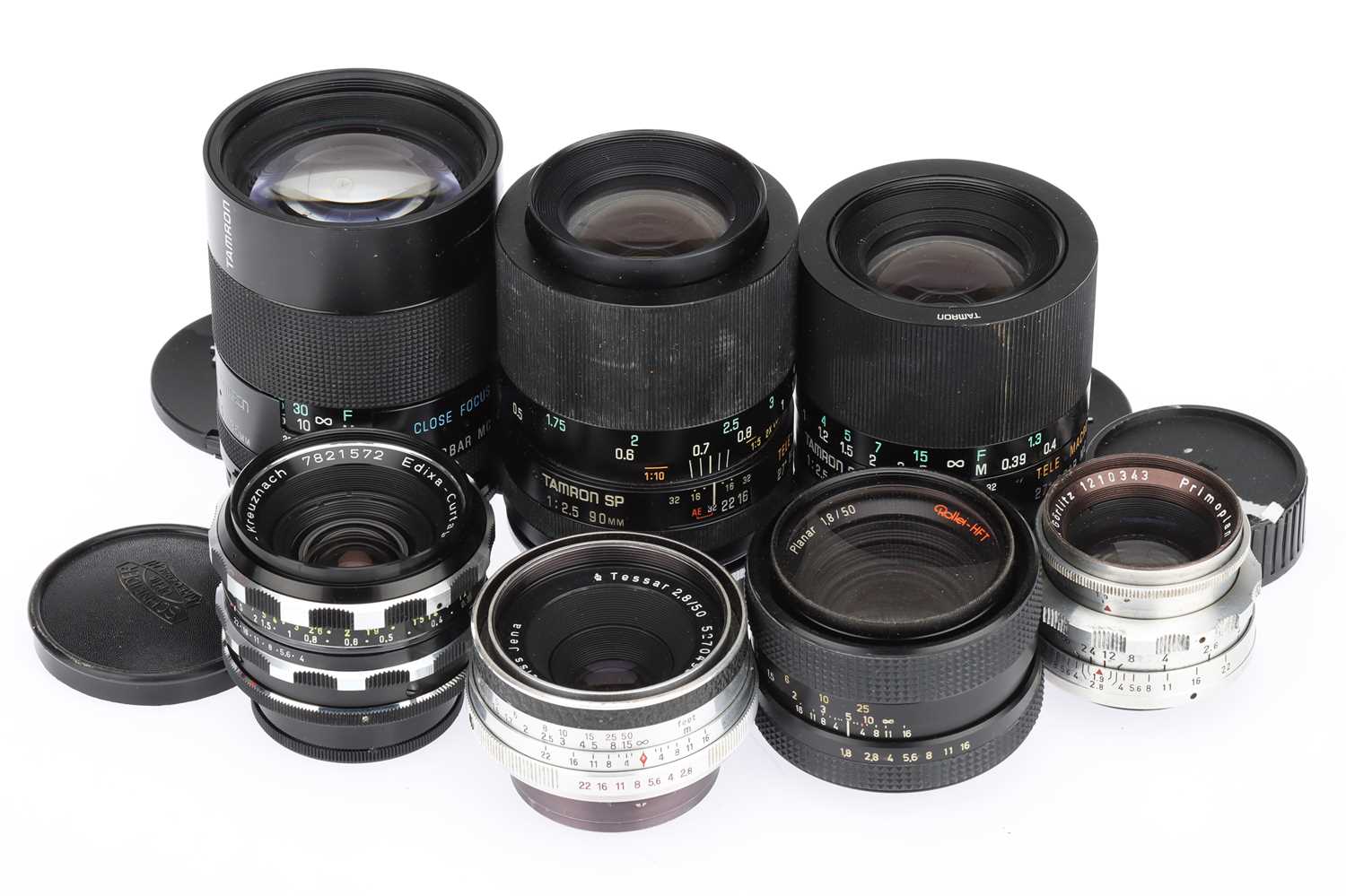 Lot 484 - A Mixed Selection of SLR Lenses