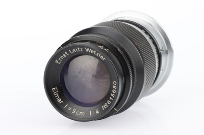 Lot 9 - A Leitz Wetzlar Elmar f/4 9cm Lens