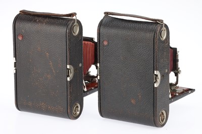 Lot 318 - Two Eastman Kodak No. 4 Folding Pocket Cameras