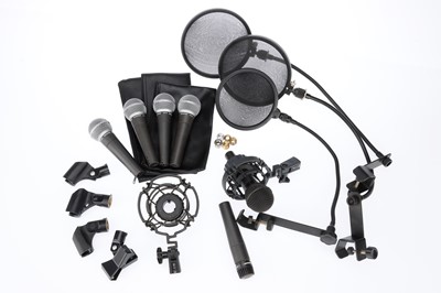 Lot 902 - Collection of Microphones, Shockmounts & Filters