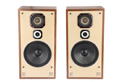 Lot 888 - Pair of Large Wharfdale 310 Speakers