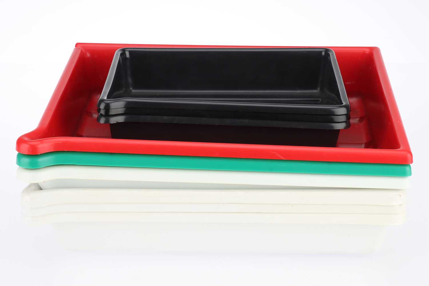 Lot 673 Six 10" x 12" Darkroom Developing Trays,