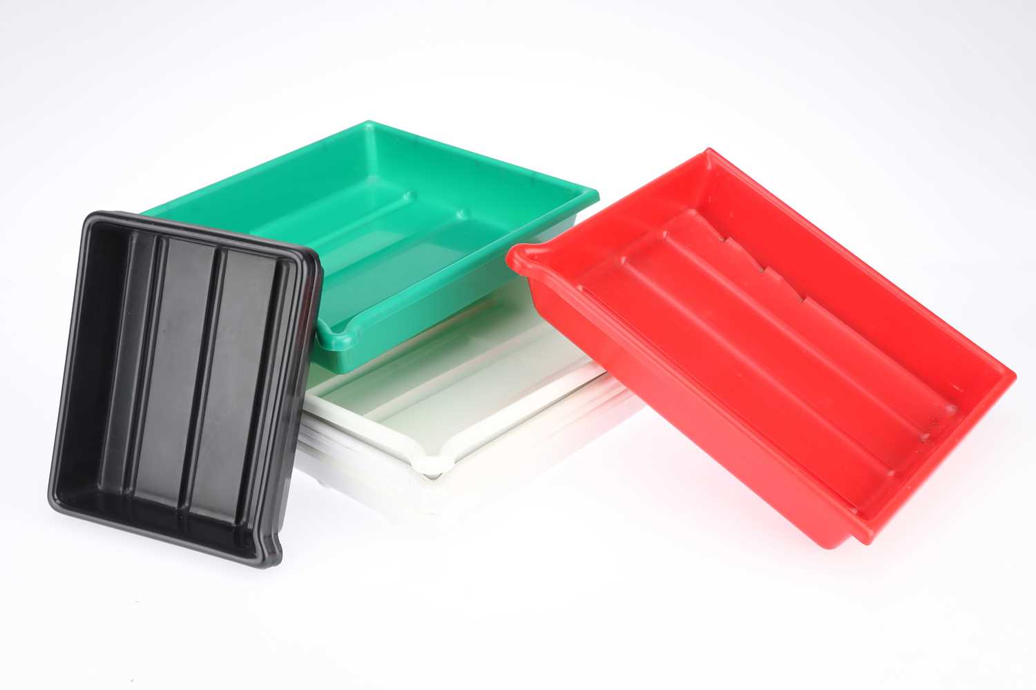 Lot 673 Six 10" x 12" Darkroom Developing Trays,