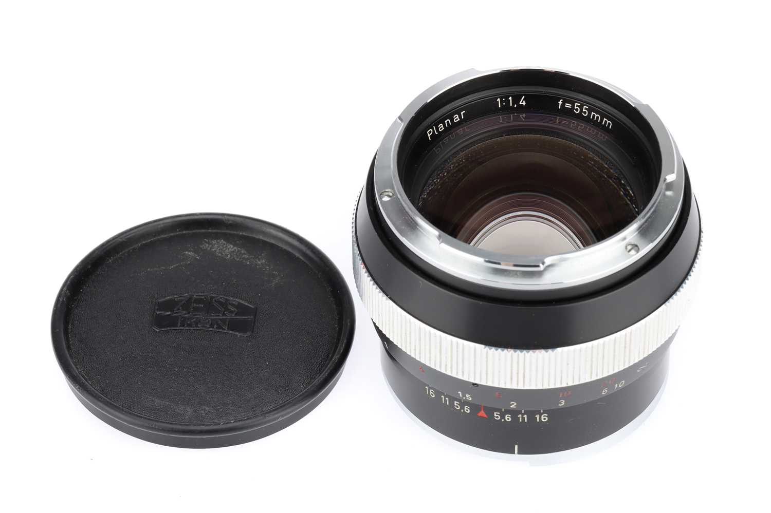 Lot 115 - A Carl Zeiss Planar f/1.4 55mm Lens