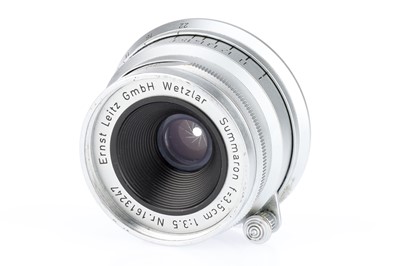 Lot 21 - A Leitz Summaron f/3.5 35mm Lens