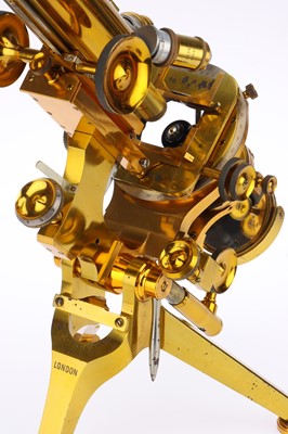 Lot 302 - A Very Fine W. Watson & Sons Van Heurck Monocular  Exhibition Microscope