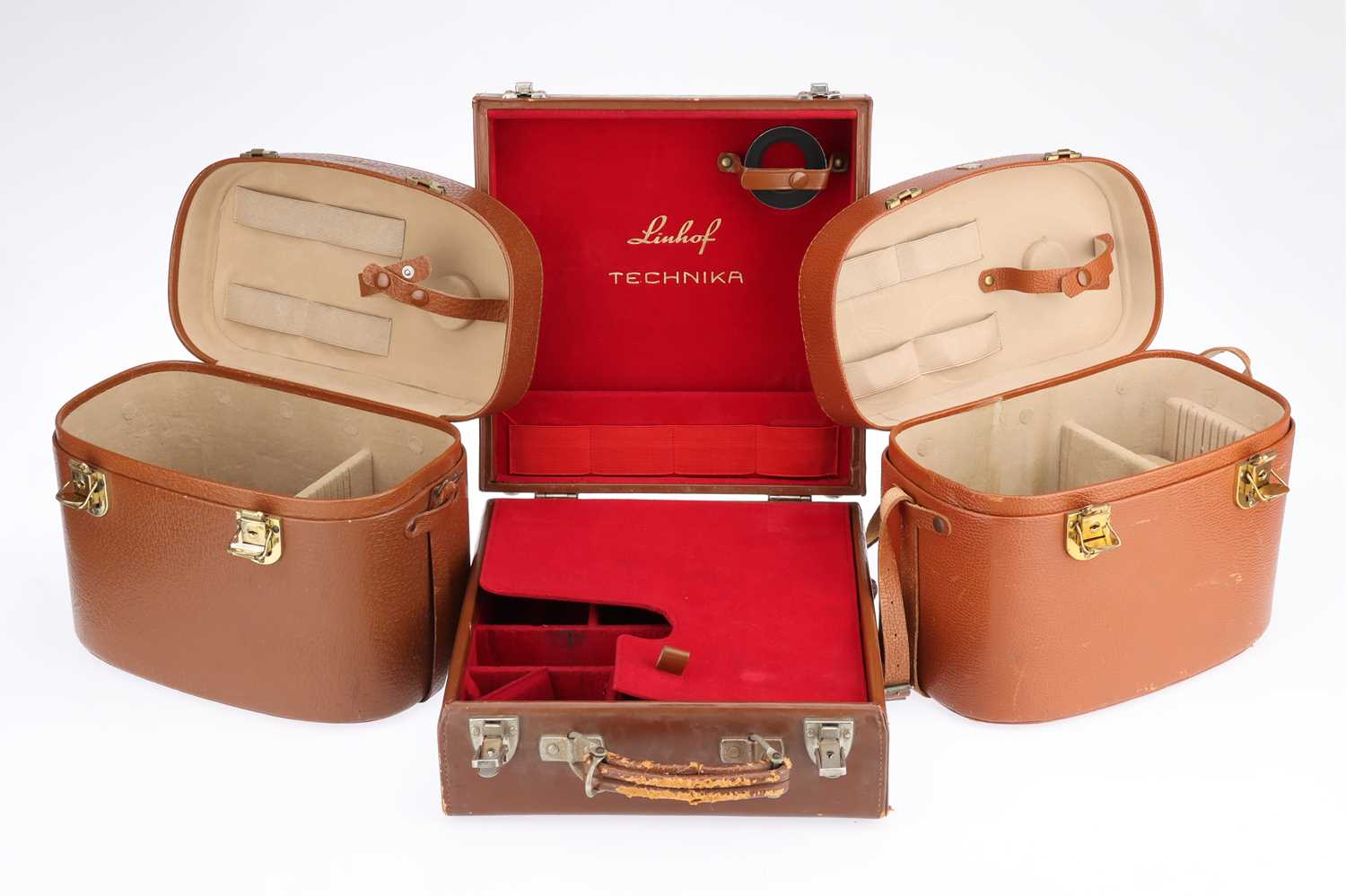 Lot 333 - Three Linhof Large Format Camera Cases