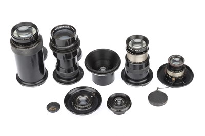 Lot 259 - A Selection of Six Medium Format Camera Lenses