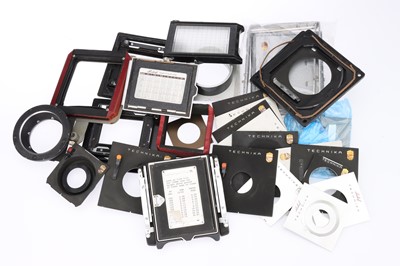 Lot 326 - A Large Selection of Linhof Lens Boards & Camera Backs