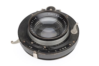 Lot 327 - A Carl Zeiss Jena Tessar f/6.3 30cm Camera Lens