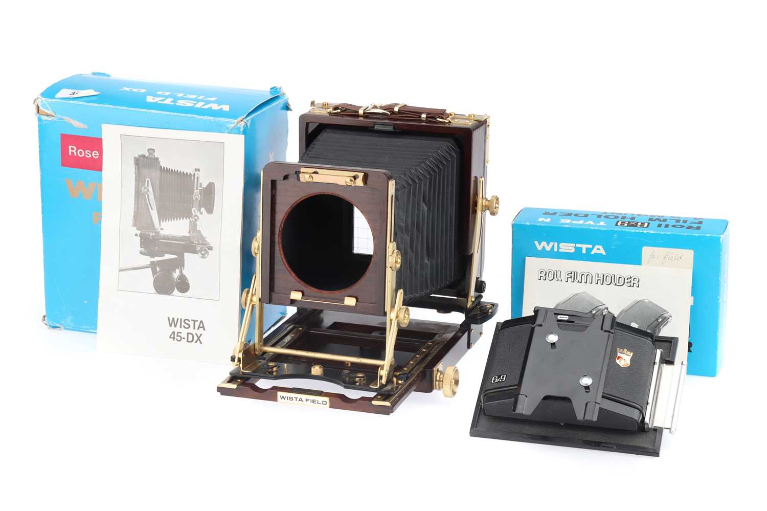 Lot 166 - A Wista Rose Wood DX Large Format Field Camera