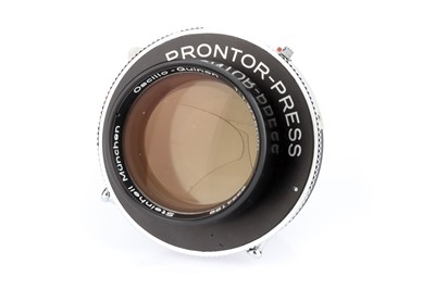 Lot 220 - A Steinheil Munchen Oscillo-Quinon f/1.8 75mm Lens