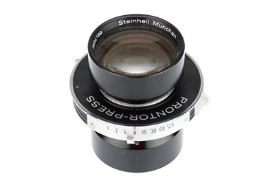 Lot 220 - A Steinheil Munchen Oscillo-Quinon f/1.8 75mm Lens