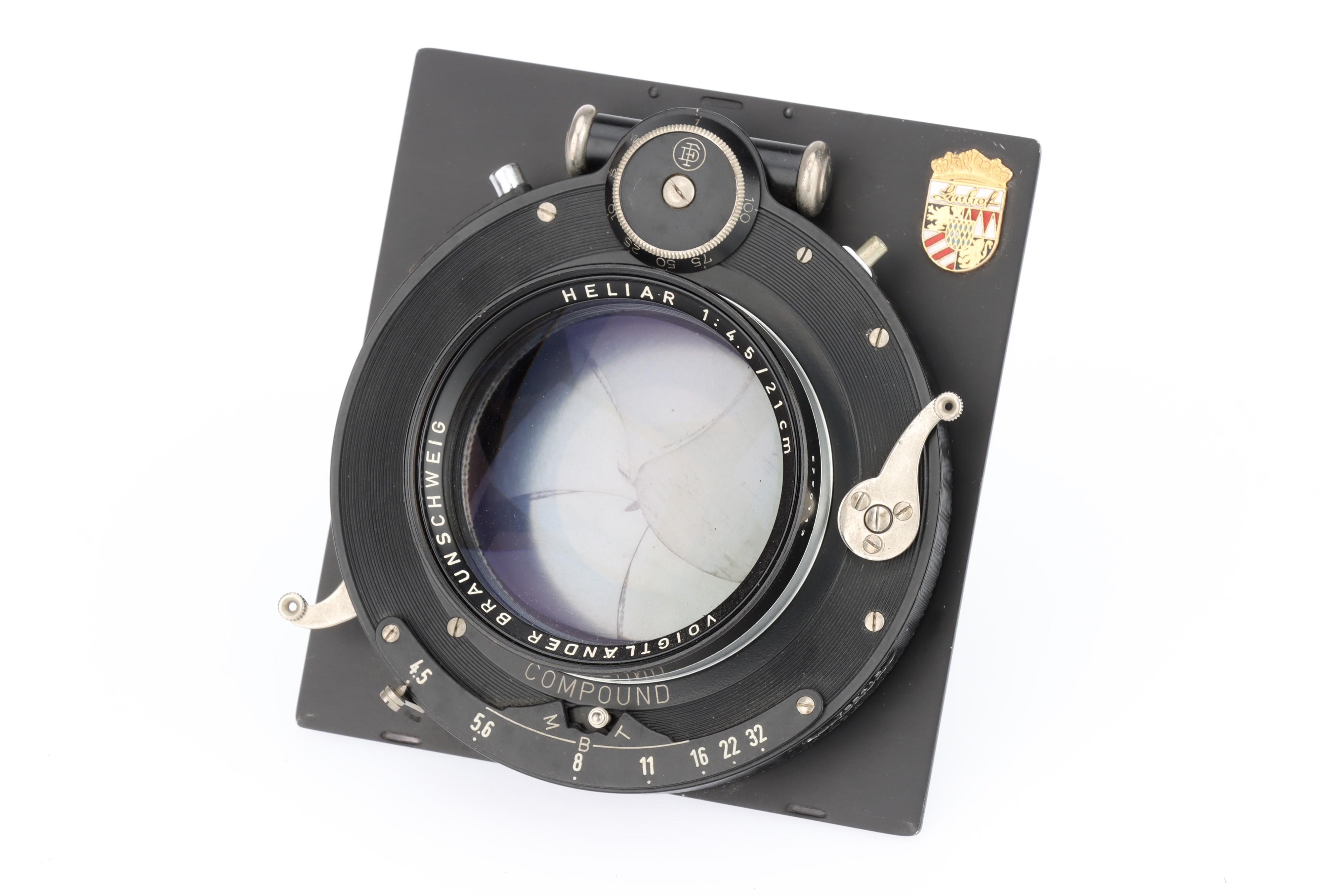 Objectif Voigtlander Heliar 24 Cm F/4,5 – Grand Format Vintage – Made In Germany
