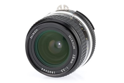 Lot 88 - A Nikon Ai Nikkor f/3.5 28mm Lens